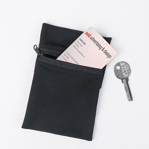 Nylon handledsplånbok för löpning Black