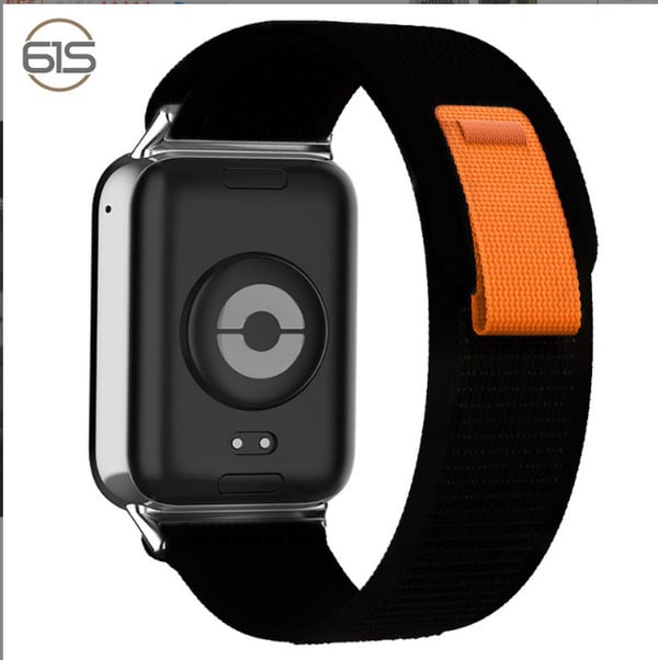 Redmi Watch 4 flätad nylon klockarmband Black