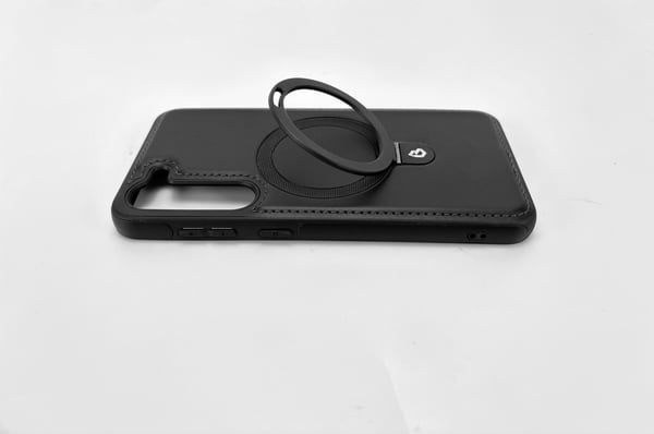 Eksklusivt Lærdeksel for Samsung A05S - Klassisk Svart Samsung Galaxy S23 Plus
