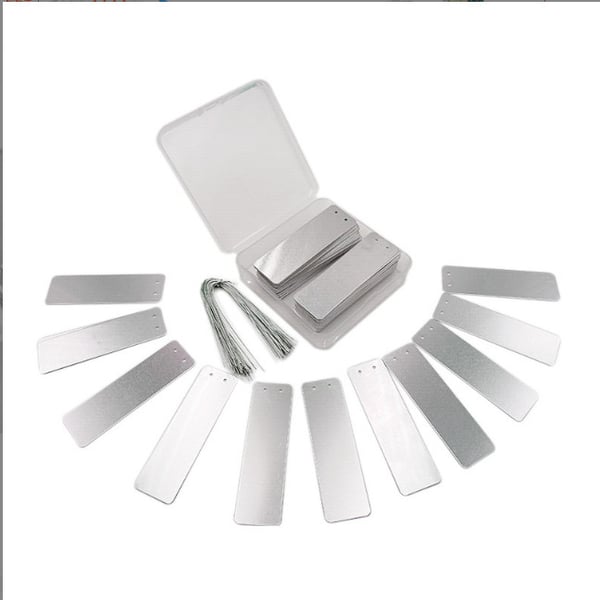 Aluminiumsetiketter til planter - 100 stk.
