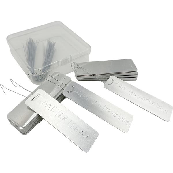 Aluminiumsetiketter for planter - 100-pakning