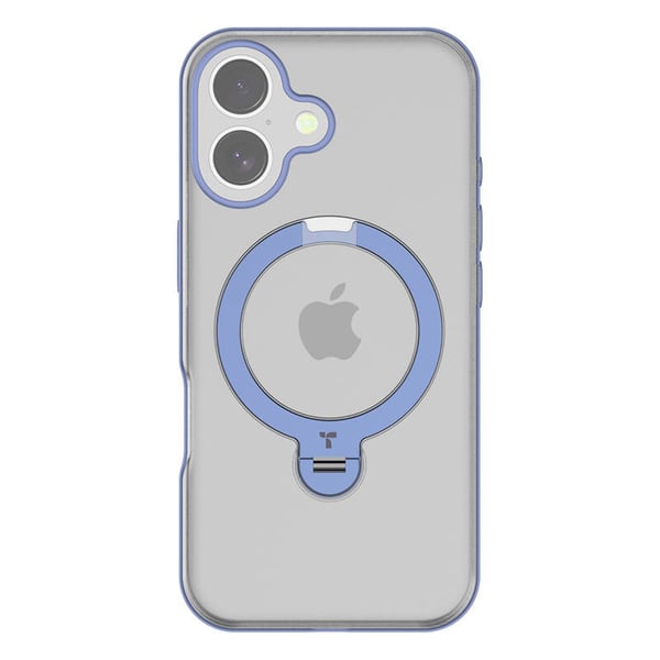 Torras Ostand Spin-fodral för iPhone 16 (blå)
