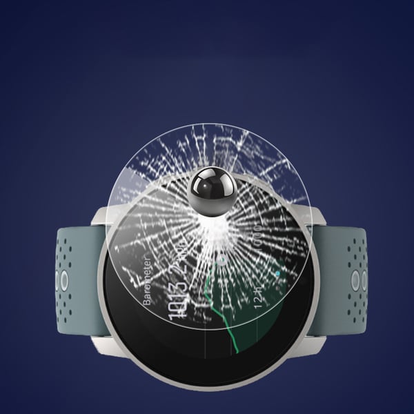 SUUNTO 9 PEAK skjermbeskytter, 2-pakning HD herdet glass