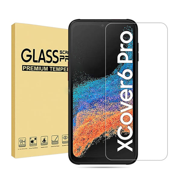 2-pakning herdet glass skjermbeskytter for Samsung Xcover6 - buet kant