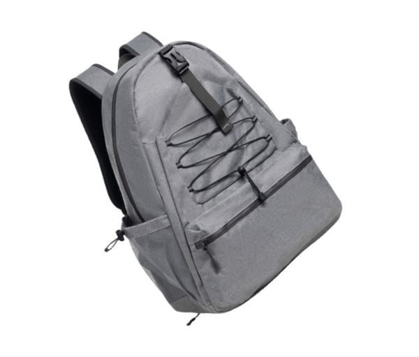 Romslig tennisveske med skorom Grey