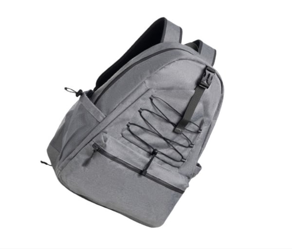 Romslig tennisveske med skorom Grey