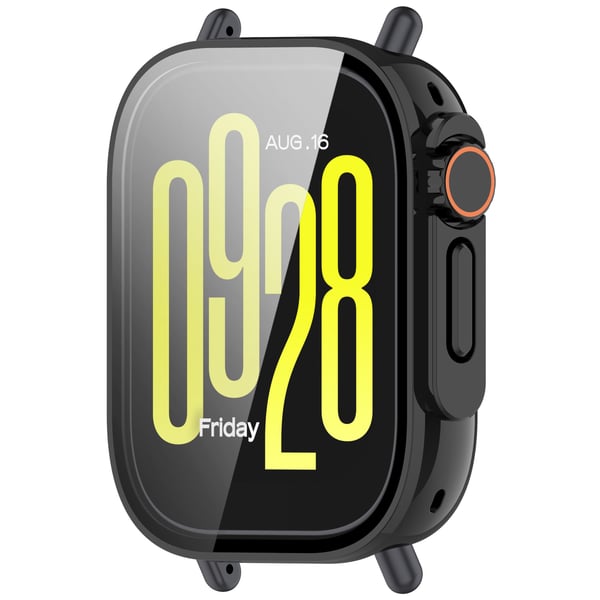 Redmi Watch 5 Active -suojakotelo karkaistulla lasinäytönsuojalla