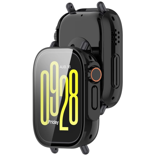 Redmi Watch 5 Active -suojakotelo karkaistulla lasinäytönsuojalla