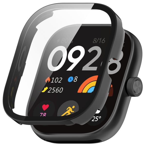 Redmi Watch 5 -kotelo sisäänrakennetulla näytönsuojalla Black
