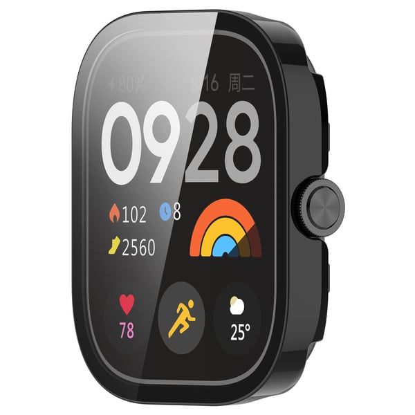 Deksel med innebygd skjermbeskytter til Redmi Watch 5 Black