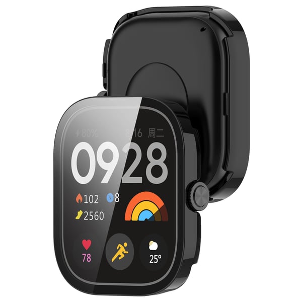 Deksel med innebygd skjermbeskytter til Redmi Watch 5 Black