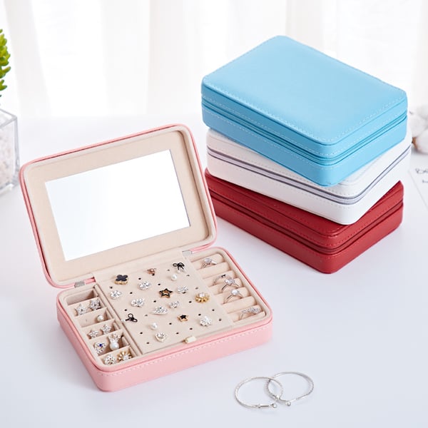 Multifunktionell portabel smyckesbox
