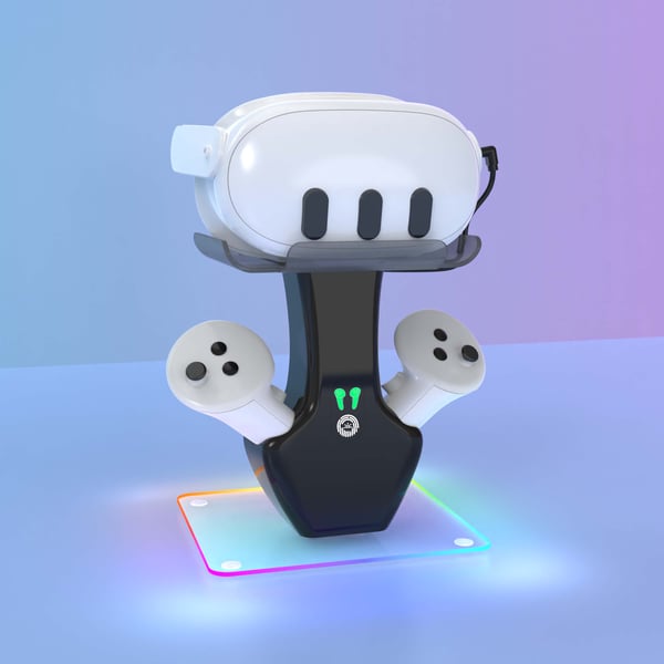 Oculus Quest 3/4s -lataustelakka ja -ohjaimen teline