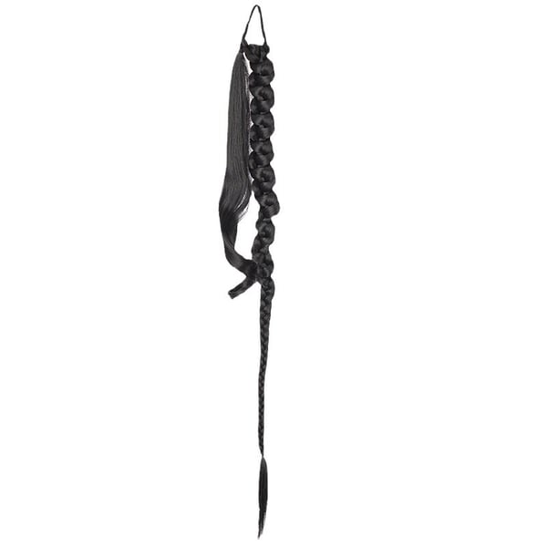 Mustat Twist Braids -pidennykset (2 kpl)
