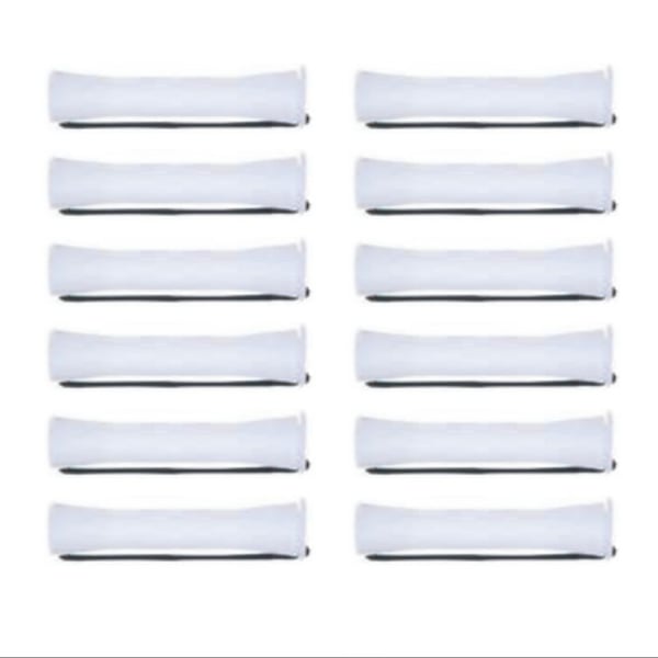 Volyymia antavat hiusrullat, taikahiusten kihartimet klipseillä pitkille hiuksille, lämmöttömät hiusrullat White 12-piece Volyymia antavat hiusrullat, taikahiusten kihartimet klipseillä pitkille hiuksille, lämmöttömät hiusrullat White 12-piece