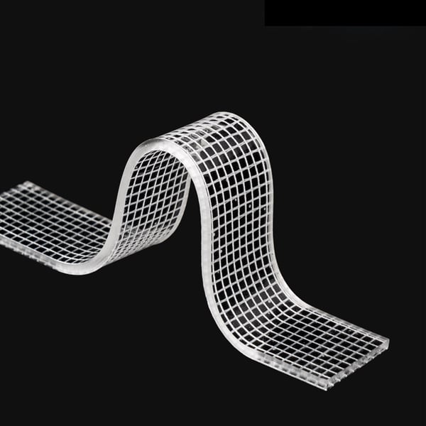 Dobbeltsidig Nano Grip Tape (1mm x 3cm x 5m) - Gjennomsiktig