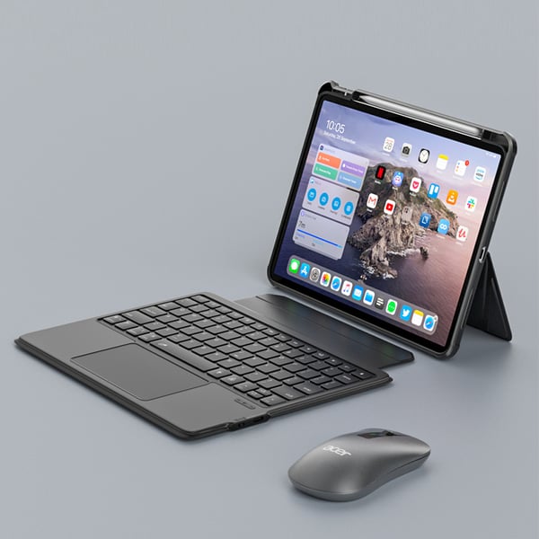 Magnetisk tastaturcover til iPad 10. generation 10,9 tommer - Sort