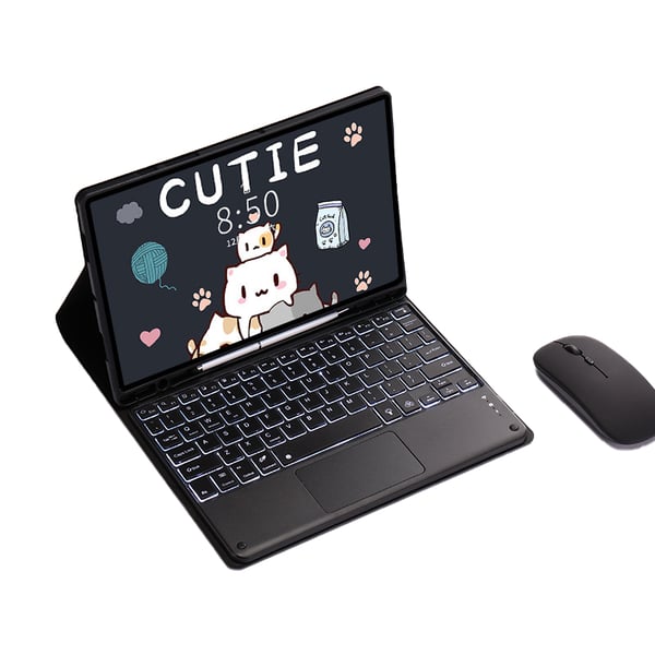 Bluetooth-näppäimistö ja hiiri Samsung Galaxy Tabille Samsung Galaxy Tab S7+/S8+/S7FE 12.4 inches Bluetooth-näppäimistö ja hiiri Samsung Galaxy Tabille Samsung Galaxy Tab S7+/S8+/S7FE 12.4 inches