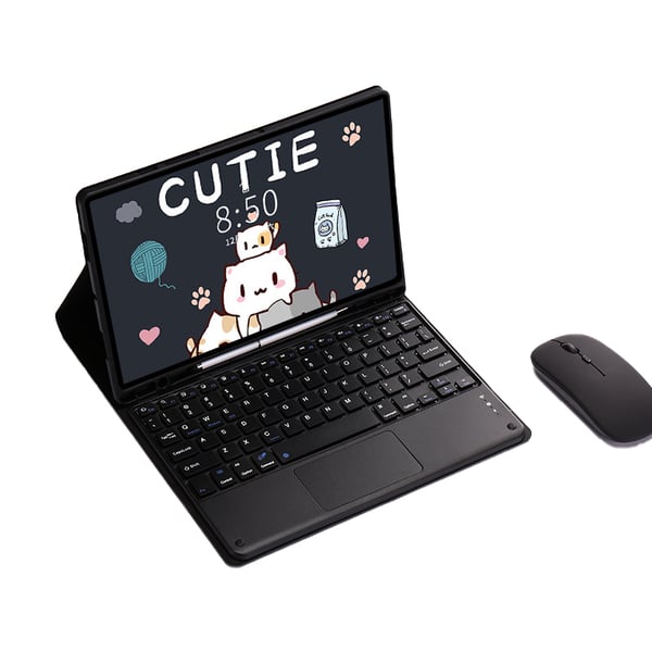 Bluetooth-tastatur- og -mussett for Samsung Galaxy Tab Samsung Galaxy Tab S6 lite 10.4 inches Bluetooth-tastatur- og -mussett for Samsung Galaxy Tab Samsung Galaxy Tab S6 lite 10.4 inches