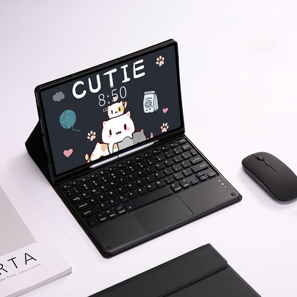 Bluetooth-tastatur- og -mussett for Samsung Galaxy Tab Samsung Galaxy Tab S6 lite 10.4 inches