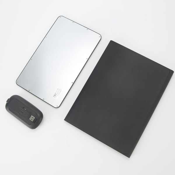 Bluetooth-tastatur og -musesæt til Samsung Tab S7/S8 (11-tommer) - Klassisk sort