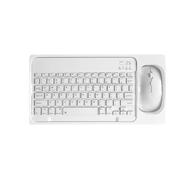 Trådløst Bluetooth tastatur og mus Combo - 10 tommer