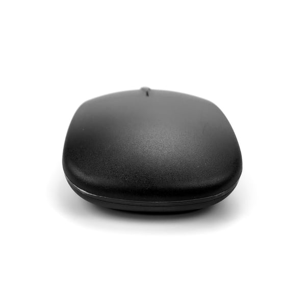 Trådlös mus - 2,4G + Bluetooth, dubbelt läge, belyst svart