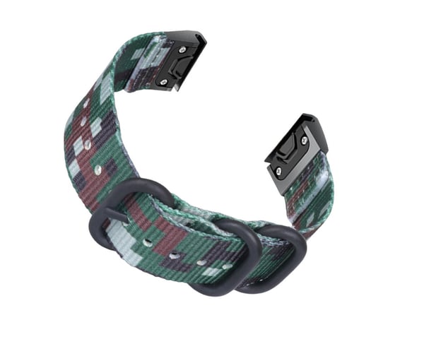 Garmin Quick Release Fenix 5X 6X Tactical Nylon -kellonhihna 20 mm