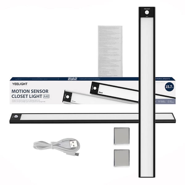 Yeelight Closet Sensor Light 40cm - sort 4000 K