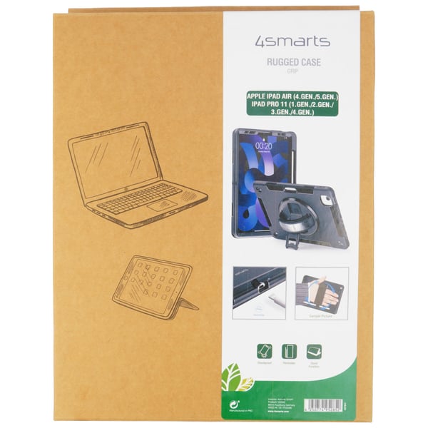 Rugged Case Grip, iPad Air 11"(1/2)/10.9"(4/5), Pro 11"(1-4)