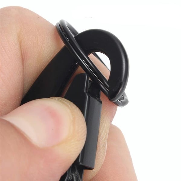 Taktisk nyckelring Black