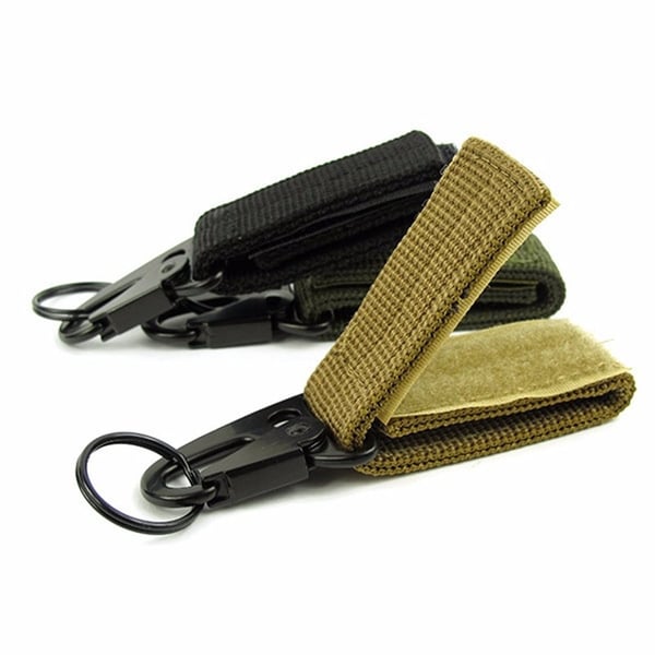 Taktisk nyckelring Black