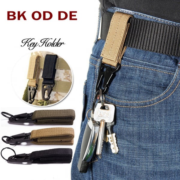 Taktisk nyckelring Black