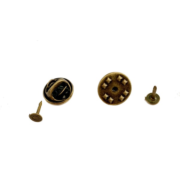 DIY Brosje- og Slipsnålstifter (50 stk) Bronze