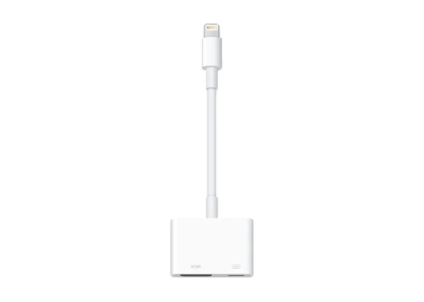 HDMI to Lightning adapter, white