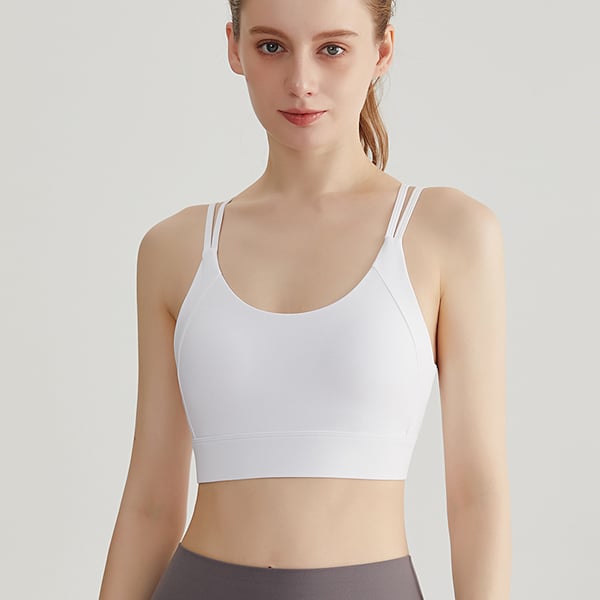 Crisscross Back Yoga Sports BH White M