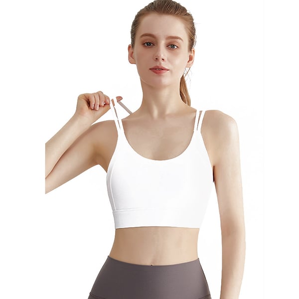 Crisscross Back Yoga Sports BH White M