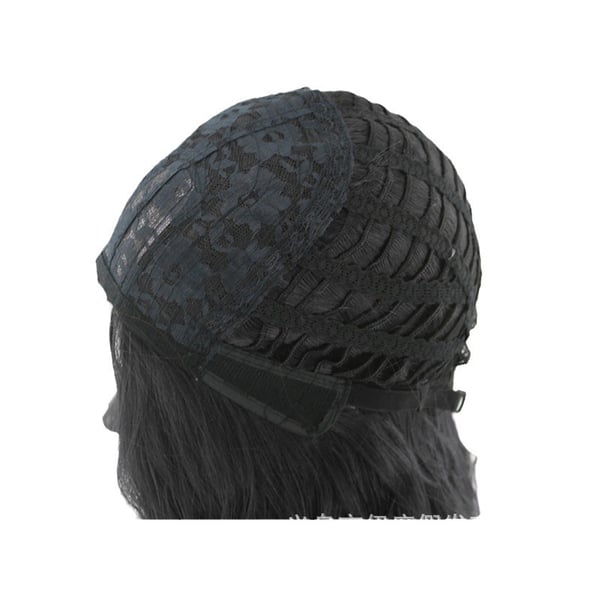 Mullet Paryk til Mænd, 80'er Retro Frisure DarkBrown