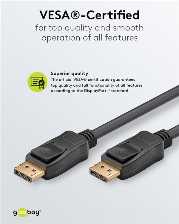 DisplayPort™-kabel 1.4