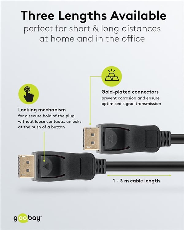 DisplayPort™-kabel 1.4