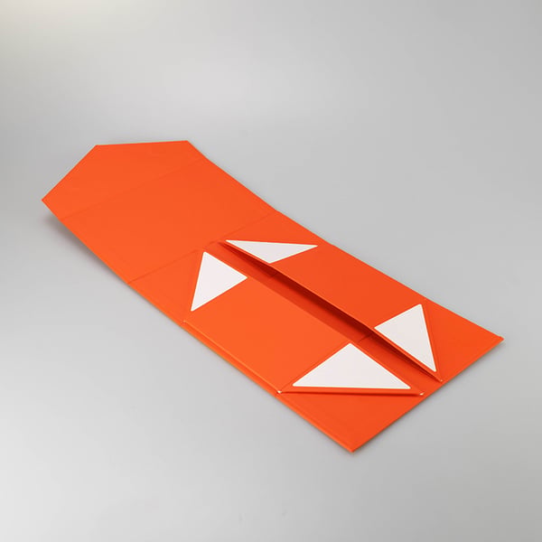 Stor V-formad presentask Orange M