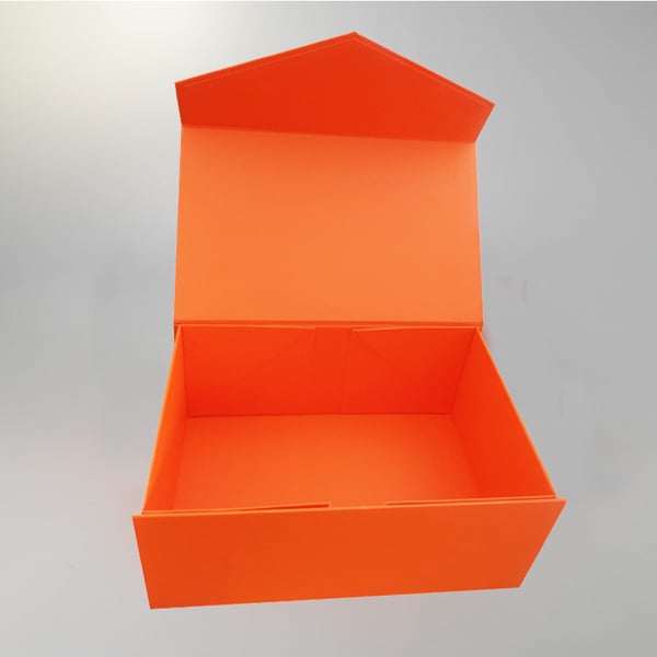 Stor V-formad presentask Orange M