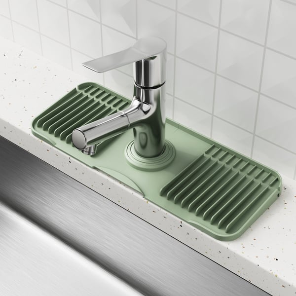 Matte for vaskebeskyttelse - tørkematte for oppvask Green L
