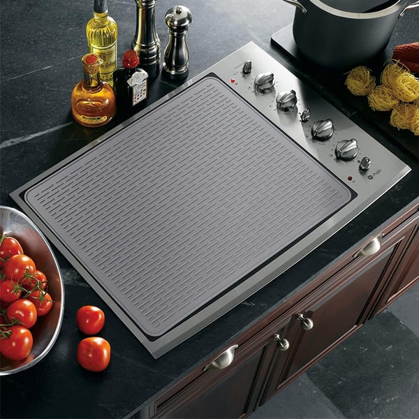 Silikone komfur bordplade dæksel - 28x20 tommer Black
