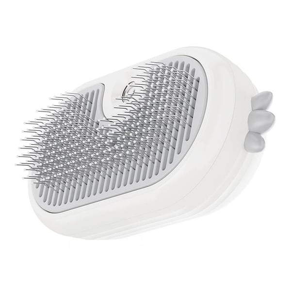 Rojeco Cat Steam Brush med massasjefunksjon (hvit)