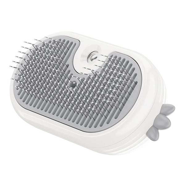 Rojeco Cat Steam Brush med massasjefunksjon (hvit)