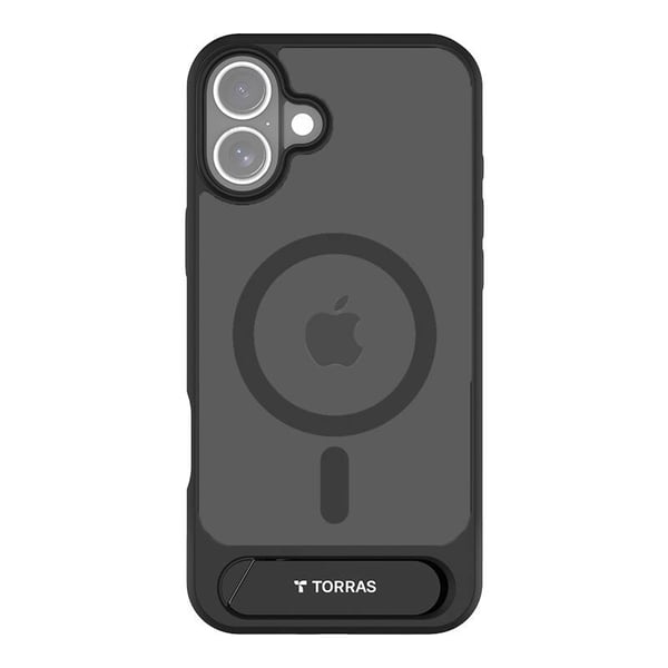 Etui Torras Pstand Series for iPhone 16 (Czarne)