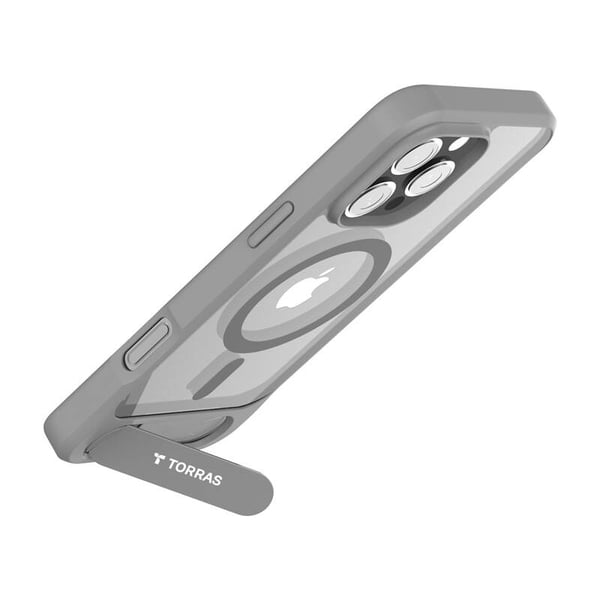 Etui Torras Pstand Series for iPhone 16 ProMax (Szare)