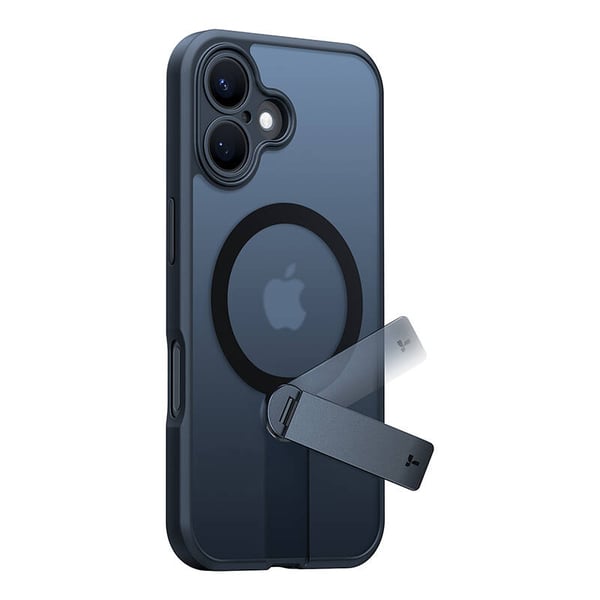 Torras Pstand Spin -suojakuori iPhone 16:lle (musta)