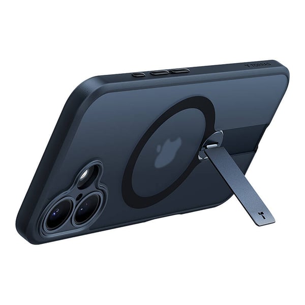 Torras Pstand Spin -suojakuori iPhone 16:lle (musta)